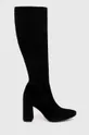 μαύρο Μπότες σούετ Wojas Γυναικεία
