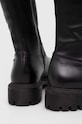 Obuwie Wojas kozaki skórzane 7104981 czarny