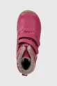 ροζ Παιδικές δερμάτινες χειμερινές μπότες Froddo