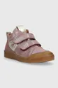 Παιδικά κλειστά παπούτσια σουέτ Froddo ροζ