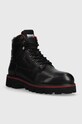 Blauer bocanci de piele RUSK F3RUSK01.LEA negru ZW23