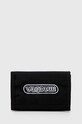 Βαμβακερό πορτοφόλι Volcom υφασμάτινο μαύρο D6032301.BLK