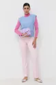 Silvian Heach spodnie różowy