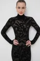 črna Volnena obleka Liviana Conti
