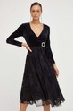 Nissa sukienka RS14372 czarny ZW23