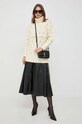 Silvian Heach sweter z domieszką wełny CVA23132LU beżowy ZW23