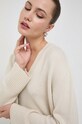 Вовняний светр Beatrice B 23FA8454LANA бежевий