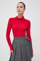 Liviana Conti longsleeve wełniany czerwony L3WH17