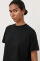 μαύρο Βαμβακερό μπλουζάκι Liviana Conti