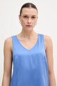 Mos Mosh top jedwabny niebieski 153590.