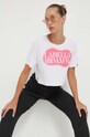 LaBellaMafia t-shirt z elastanem biały LB.28504