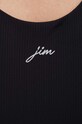 JOYINME top do jogi Pulse Ribbed Top.Pulse.Ribbed czarny