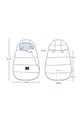 La Millou sac de dormit pentru cărucior Baby portocaliu 144782.Spi