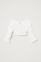 Παιδική μπλούζα Twinset 251GJ2421 λευκό ZS25
