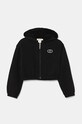 Dětská mikina Twinset s kapucí černá 242GJ2331