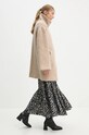 Пальто з домішкою вовни Day Birger et Mikkelsen Keaton - Fluffy Wool Blend бежевий DAY65243396