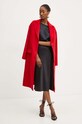 Вълнено палто Silvian Heach BRIESE червен GPA24017CP