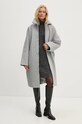 Kabát s příměsí vlny 2NDDAY Chuli 2245110122 šedá ZW24