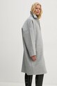 Kabát s příměsí vlny 2NDDAY Chuli šedá 2245110122