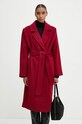Μάλλινο παλτό 2NDDAY Liviana 2245132514 κόκκινο