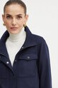 Liviana Conti giacca in lana blu navy L4WN33