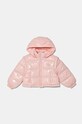 Dětská bunda Twinset s kapucí růžová 242GJ2160.128.170