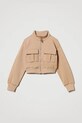 Twinset geaca bomber pentru copii 251GJ2585 bej ZS25