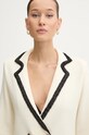 Blugirl Blumarine marynarka z domieszką wełny beżowy RF4152.MA28O