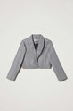 Dětské sako Twinset 242GJ2180 šedá ZW24