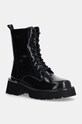 GOE bőr bakancs platform fekete OO2N4120.BLACK