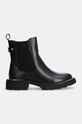 GOE ghete chelsea de piele OO2N4147.BLACK negru ZW24