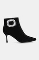 Велурени боти GOE OO2N4201.BLACK черен ZW24