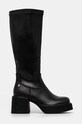 GOE kozaki skórzane OO2N4407.BLACK czarny ZW24