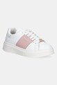Dječje tenisice Twinset imitacija zrnate kože bijela 251GCJ012.30.34