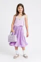 Twinset gonna bambina midi violetto 251GJ2QQ7