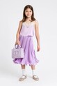 Twinset spódnica dziecięca midi fioletowy 251GJ2QQ7