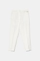 Detské nohavice Twinset s elastanom biela 251GJ2QN3