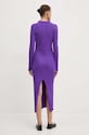 Odzież Liviana Conti sukienka F4WF16 fioletowy