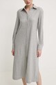 Liviana Conti vestito in cashemire F4WN25 grigio