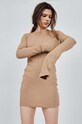 Одяг Сукня MUUV. LIGHT RIB sukienka.LIGHT.RIB коричневий