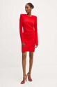 Silvian Heach rochie OLEMIA GPA24041VE rosu ZW24
