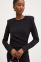 Silvian Heach rochie OLEMIA negru GPA24041VE