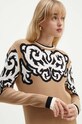 Silvian Heach rochie MARIE bej GPA24270VE