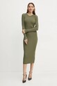 Îmbrăcăminte Silvian Heach rochie CHIKIO GPA24081VE verde