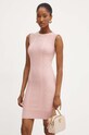 Silvian Heach rochie din amestec de lana MARLIES GPA24330VE roz ZW24