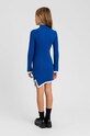 Dívčí šaty Twinset 242GJ3041 modrá ZW24
