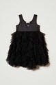 Dívčí šaty Twinset 242GJ2061.98.116 černá ZW24