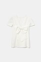 Twinset sukienka dziecięca 251GJ2QN9.128.170 biały ZS25