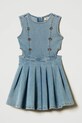 Twinset vestito jeans bambino/a 251GJ2542 blu ZS25