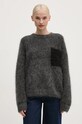 Mos Mosh pulover de lana gri 165920